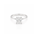 1.58 Ct Lab Grown Diamond 925 Silver Solitaire Ring