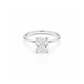 1.58 Ct Lab Grown Diamond 925 Sterling Silver Solitaire Engagement Ring