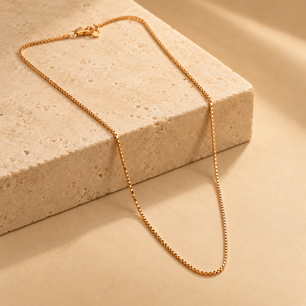 18-Inch 925 Sterling Silver Box Chain