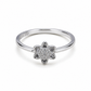 Floral Cluster 925 Sterling Silver Statement Ring for Dailywear