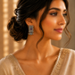 Vintage Filigree Silver Oxidized Statement Drop Earrings