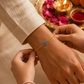 Handmade Mor Pankh 925 Silver Rakhi