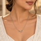18 Inch 925 Sterling Silver Station Chain for Women