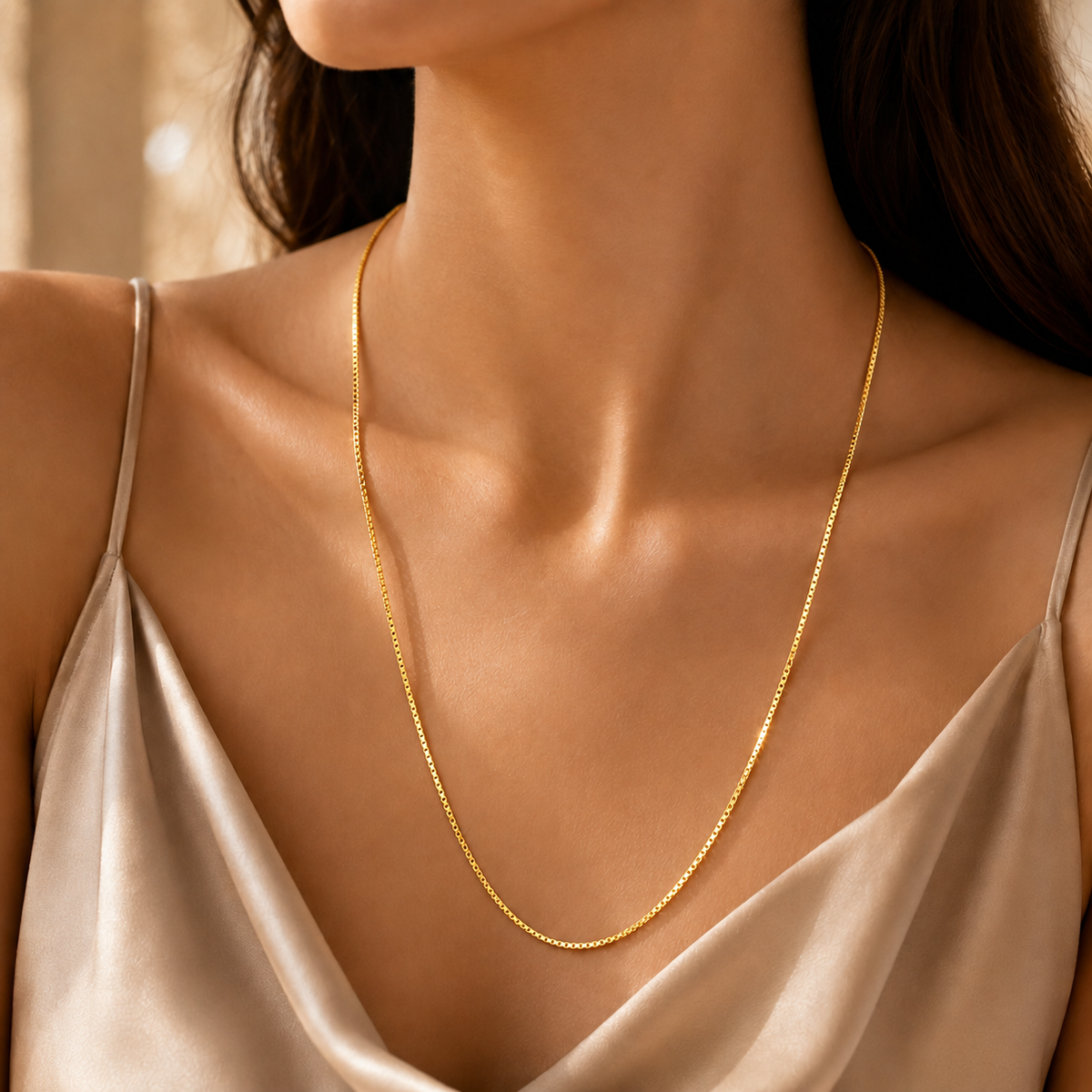 18 Inch 925 Sterling Silver Snake Chain for Women
