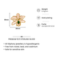 One-of-One 92.5 Silver White Enamel Orchid Stud Earrings