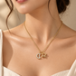 925 Sterling Silver Moon & Star with Moissanite Chain Pendant