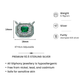 One-of-One 92.5 Silver Simulant Emerald Octagonal Pendant