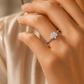 Flower Cluster Silver Minimalist Silver Ring for Women