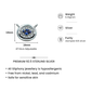 One-of-One 92.5 Silver Round Simulant Sapphire Pendant