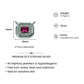 92.5 Silver One-of-One Simulant Ruby Octagonal Pendant