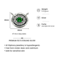 One-of-One 92.5 Silver Simulant Emerald Round Pendant Necklace