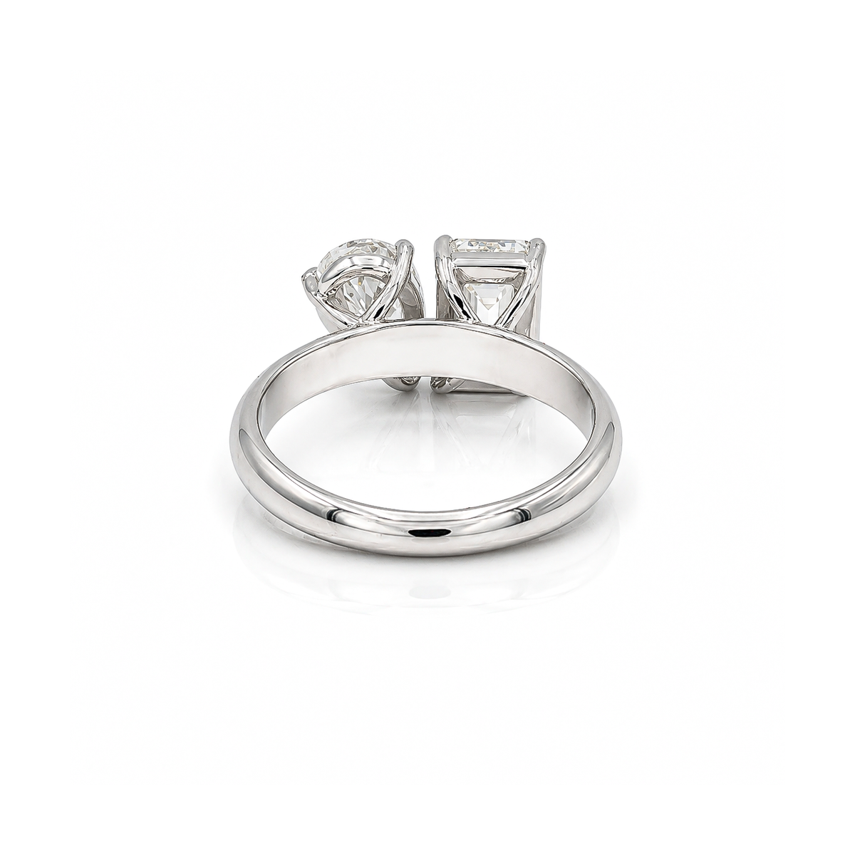 1.00 ct Lab-Grown Diamond 925 Silver Statement Ring