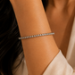 925 Sterling Silver Designer Bangle | Minimalist Statement Bangle for Women | Size 2.6 | Hallmarked