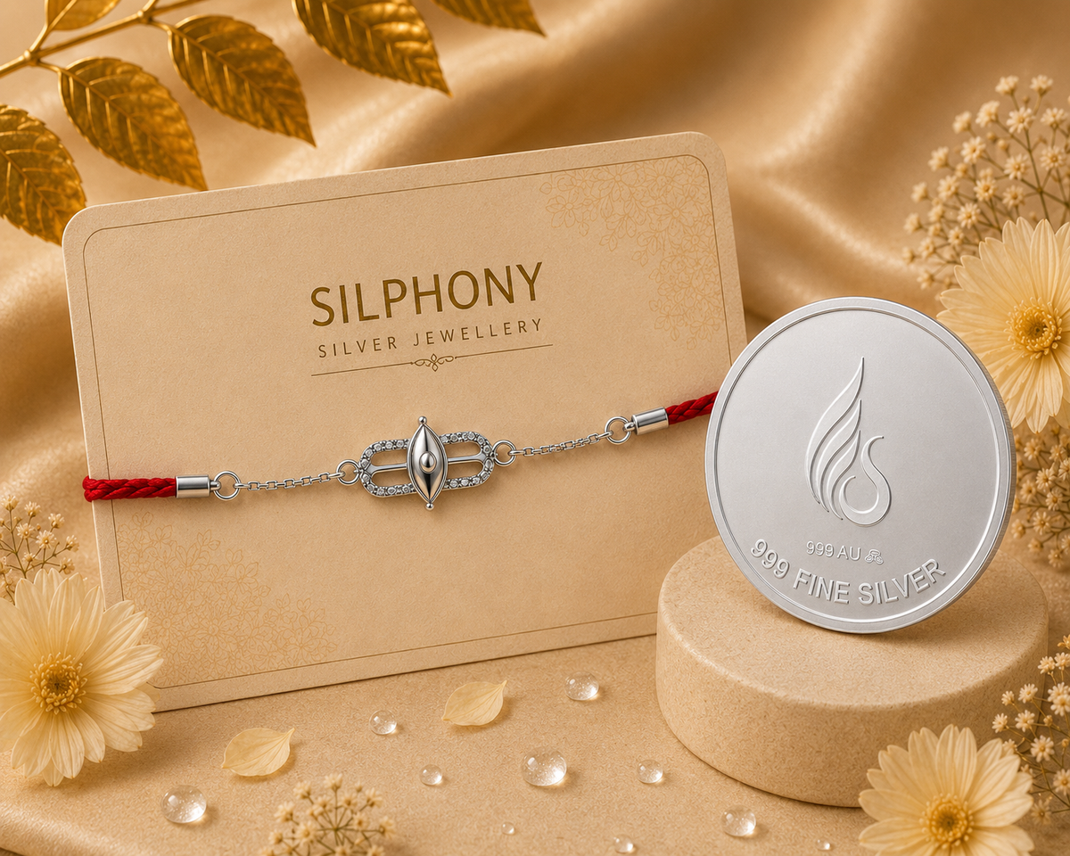 Handmade Shivtilak Silver 925 Hallmarked Rakhi