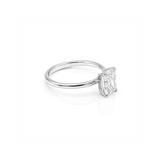 1.58 Ct Lab Grown Diamond 925 Silver Solitaire Ring