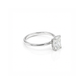 1.58 Ct Lab Grown Diamond 925 Sterling Silver Solitaire Engagement Ring