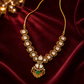 925 Sterling Silver Polki & Moissanite Traditional Designer Necklace