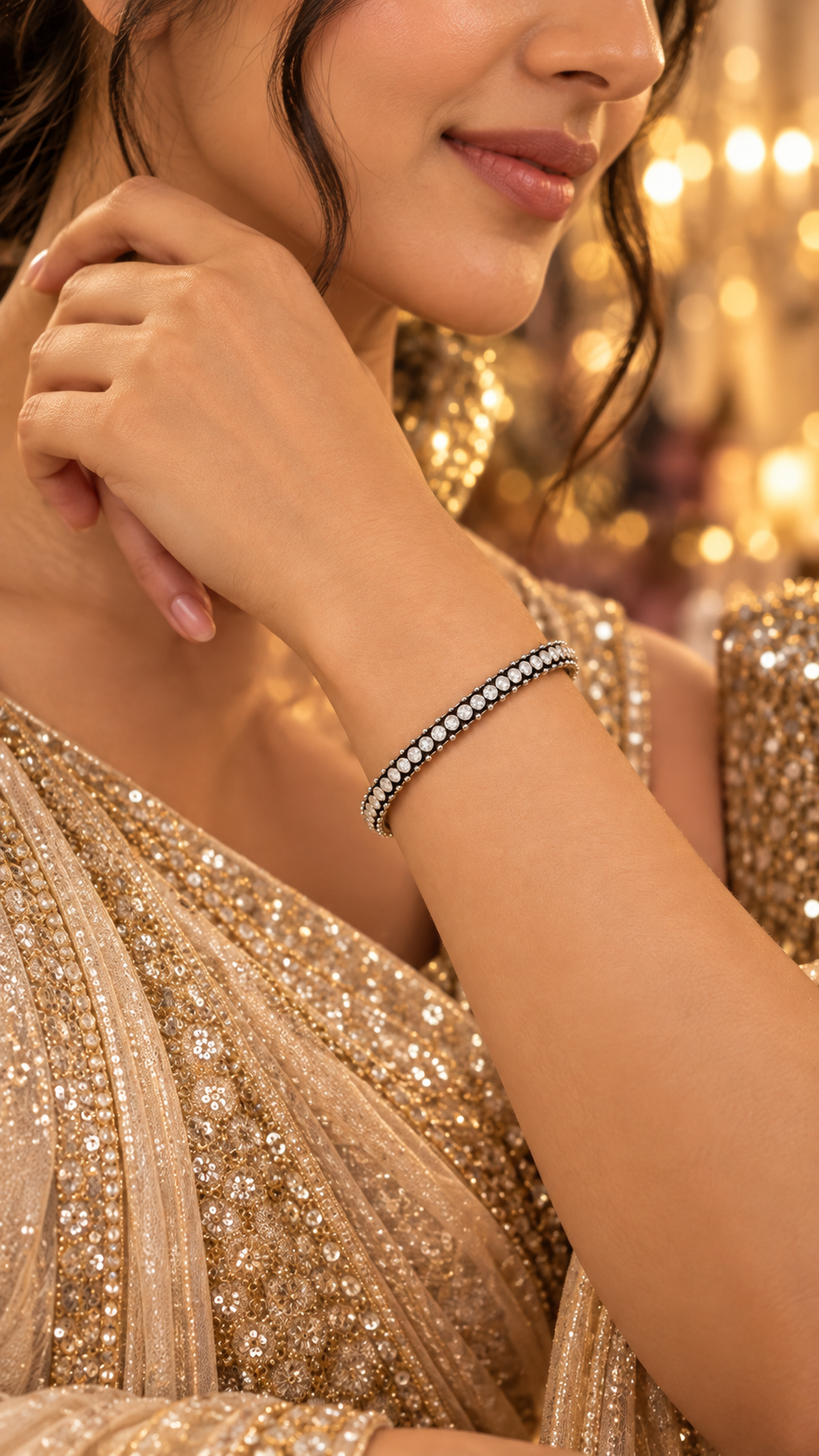 925 Sterling Silver Bangles Set for Women Elegant Daily Wear