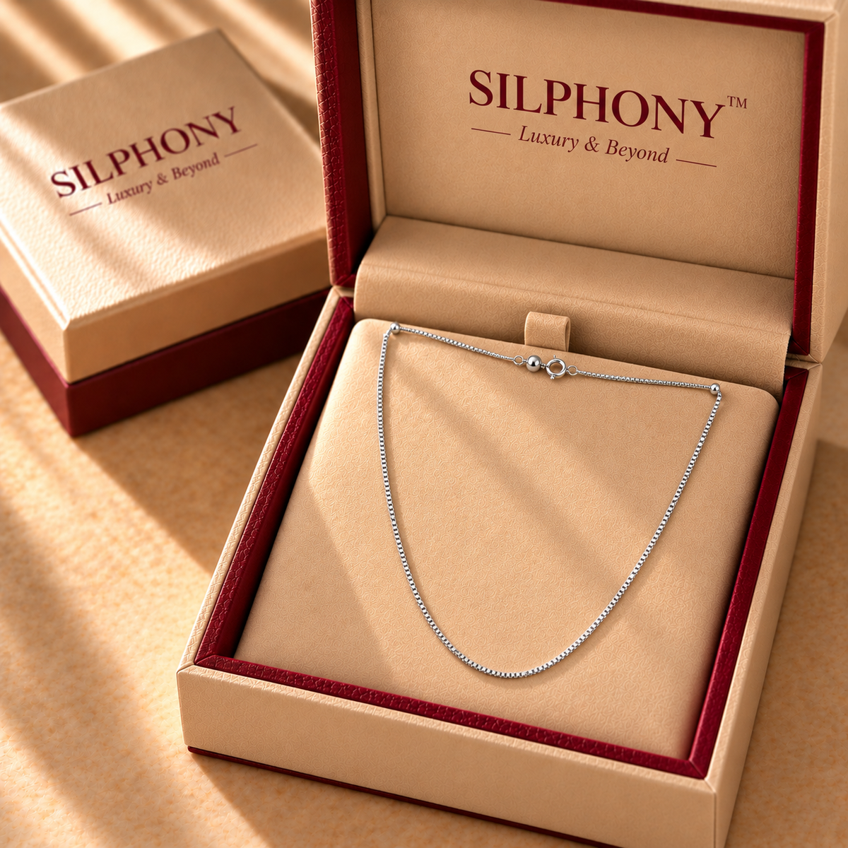 925 Silver Italian Box Chain for Daily Wear