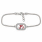 925 Sterling Silver Om with Moissanite Detailing Rakhi