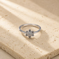 Floral Cluster 925 Sterling Silver Statement Ring for Dailywear