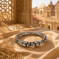 Elephant-Inspired 925 Sterling Silver Bangle For Women | Hallmarked