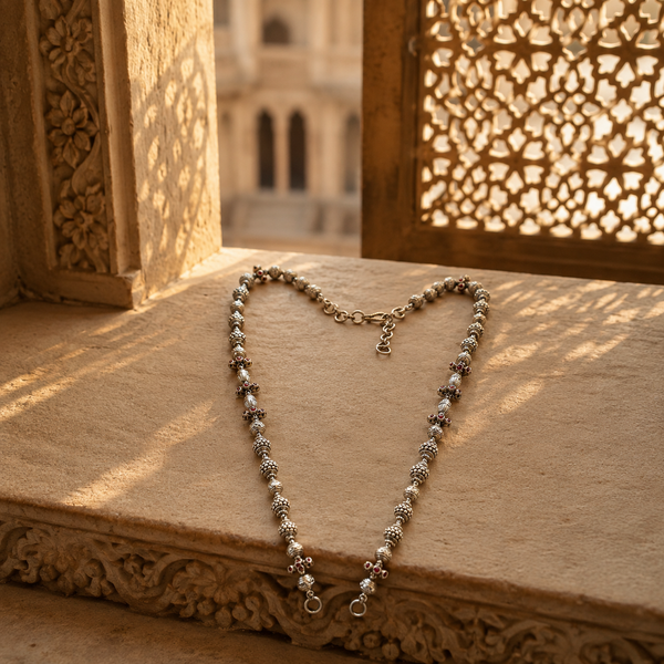 925 Sterling Silver Oxidized Statement Chain | Hallmarked
