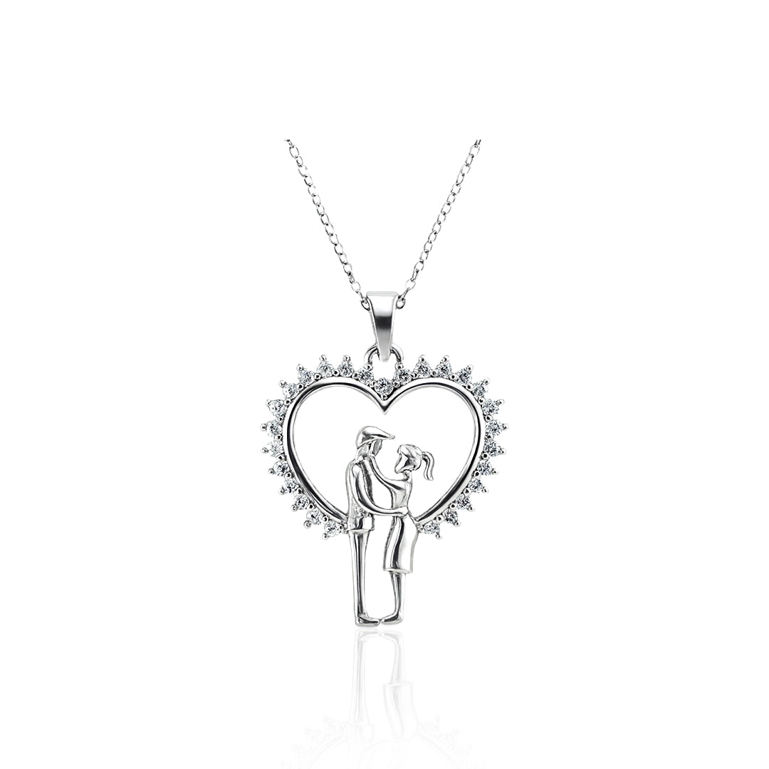 Luna Heart - 92.5 Silver Pendant