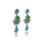 Multi-Stone Geometric Earrings