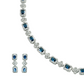 Blue Stone Necklace Set