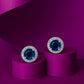 Azure Sapphire Studs Silver