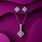 Lustre Shine Silver Pendant Set