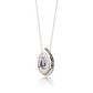 Amara Teardrop Silver Pendant