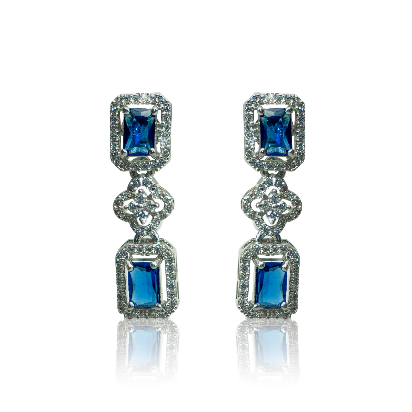 Blue Stone Necklace Set