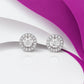 Celeste Round Studs Silver