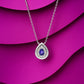 Amara Teardrop Silver Pendant