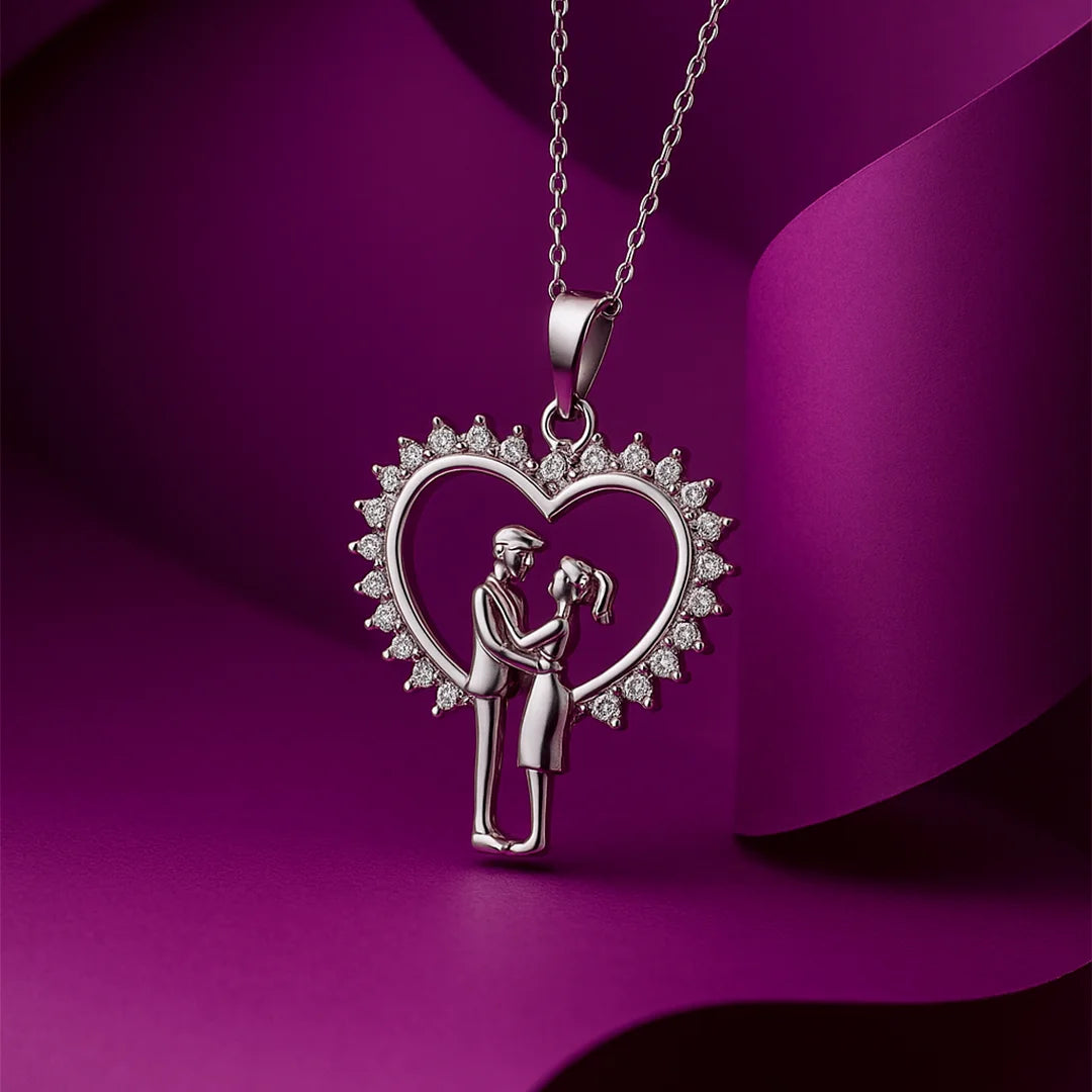 Luna Heart - 92.5 Silver Pendant