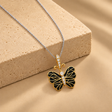Lightweight  Butterfly Chain Pendant for Girl Dailywear, Office wear