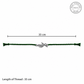 Handmade Banshuri Pure 925 Silver Rakhi