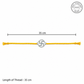 Handmade Swastik 925 Silver Hallmarked Rakhi
