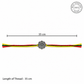 Handmade Smiley Face 925 Silver Hallmarked Rakhi