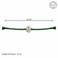 Handmade Durga Mata 925 Silver Hallmarked Rakhi