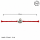 Handmade Lord Krishana 925 Silver Hallmarked Rakhi