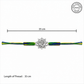 Handmade Om & Sun 925 Silver Hallmarked Rakhi