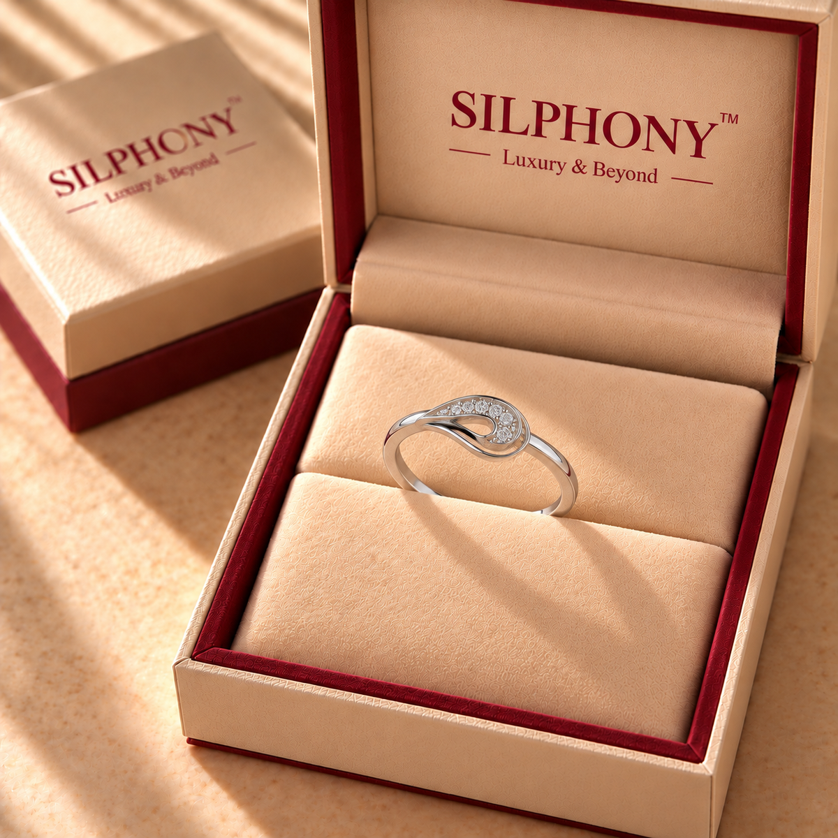 925 Sterling Silver Moissanite Ring for Women