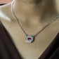 92.5 Silver One-of-One Simulant Ruby Octagonal Pendant