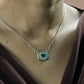 One-of-One 92.5 Silver Simulant Emerald Octagonal Pendant
