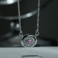 One-of-One 92.5 Silver Round Pink Blush Pendant