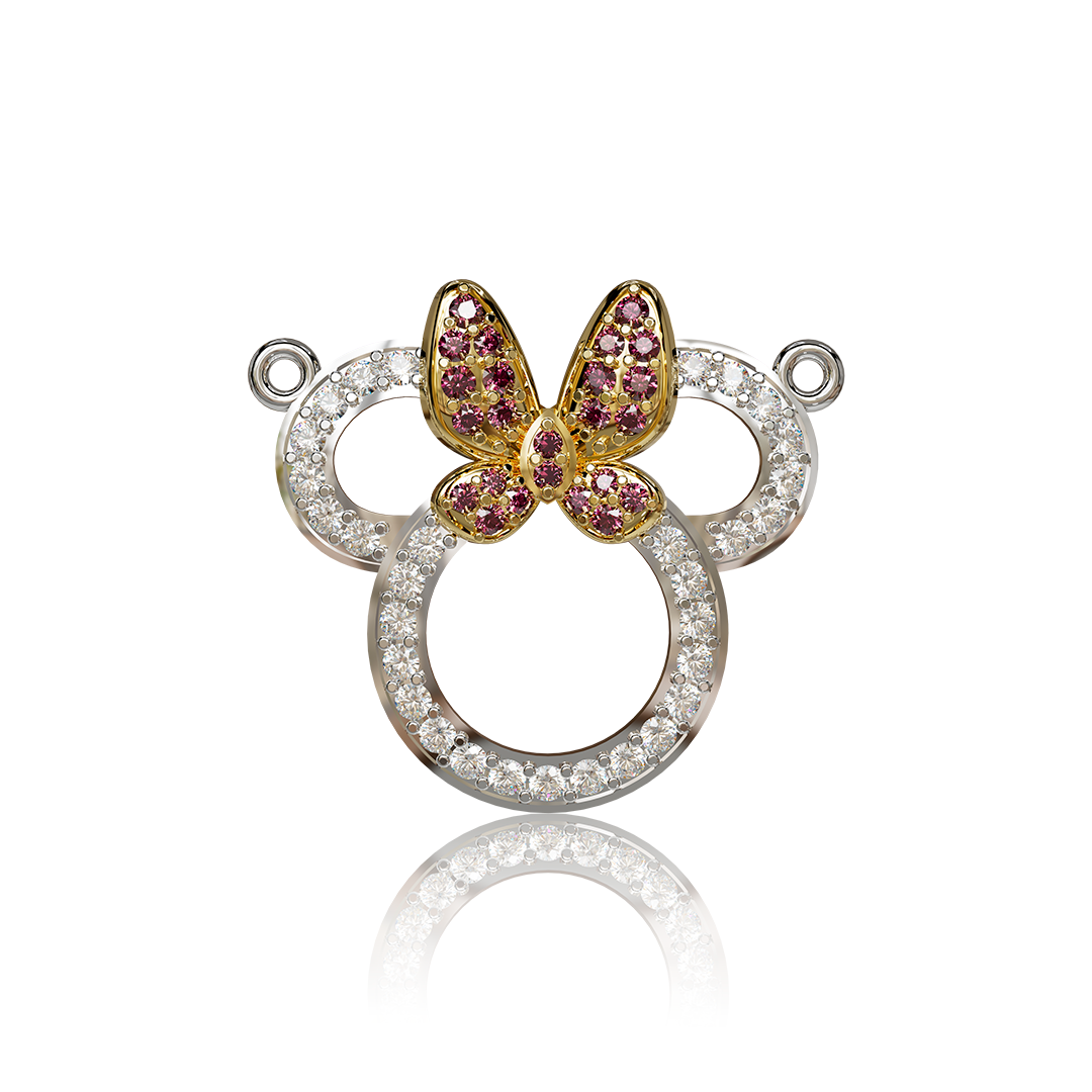 Bow Charm – 92.5 Silver Pendant