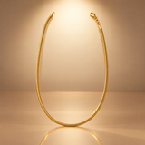 925 Silver Gold Plated Snake Chain